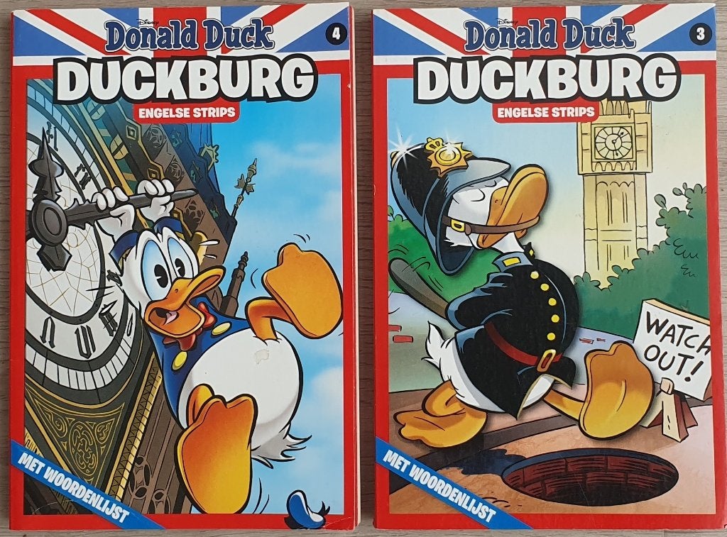 Donald Duck - Duckburg 1 + 3 + 4, Meerdere comics, Ophalen of Verzenden, Zo goed als nieuw, Europa