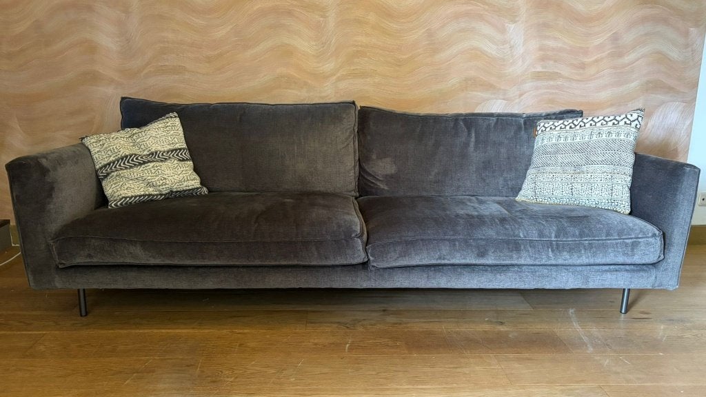 Linteloo Malibu Design Bank | Luxe Antraciet Velours, Ophalen, Exclusieve Linteloo Malibu loungebank in luxe antraciet velours