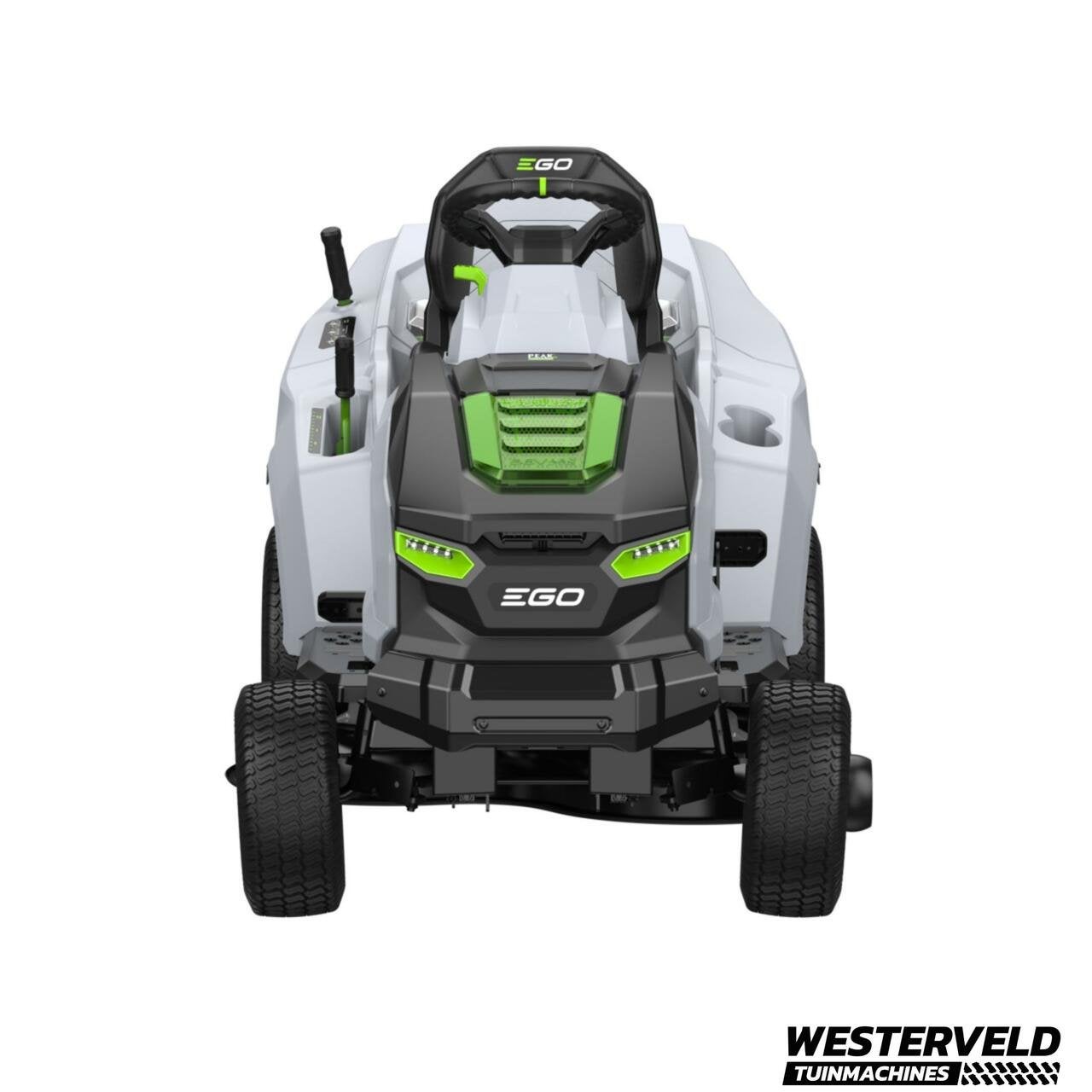 EGO accu zitmaaier met opvangbak 98cm 4x10AH accu GRATIS, Nieuw, EGO
