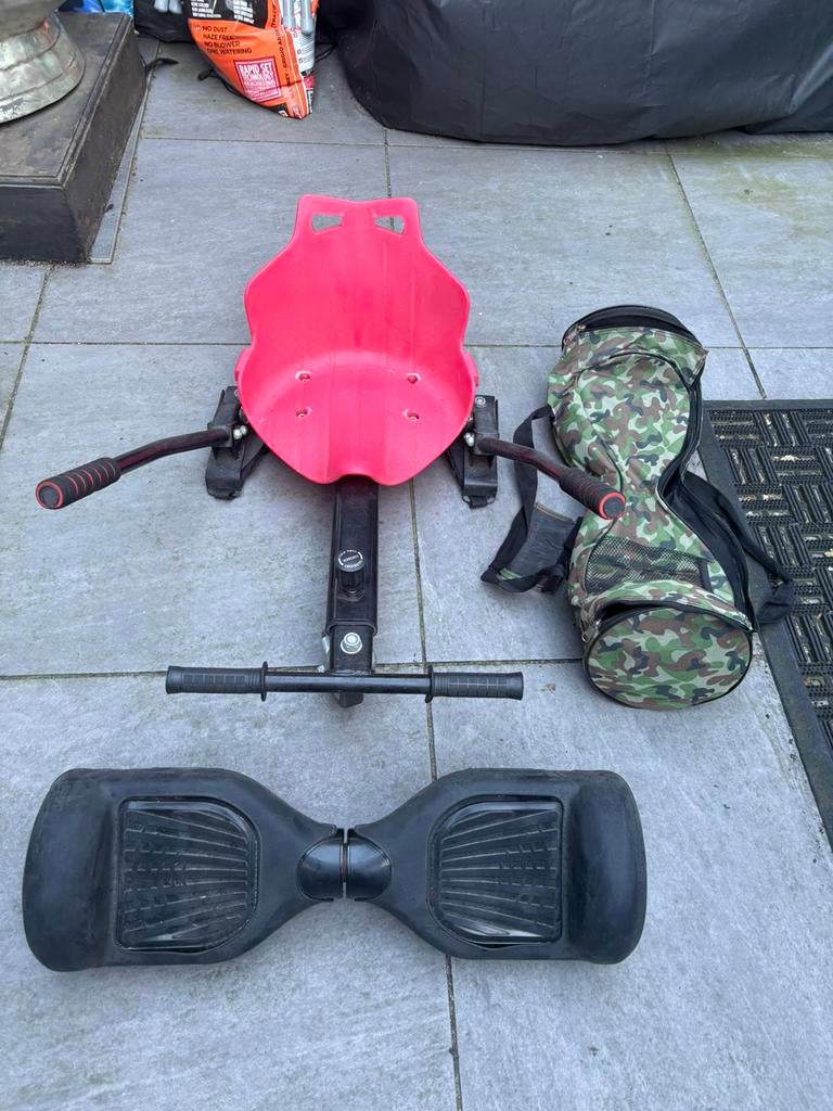 Hoverboard met stoel, Ophalen, Zo goed als nieuw