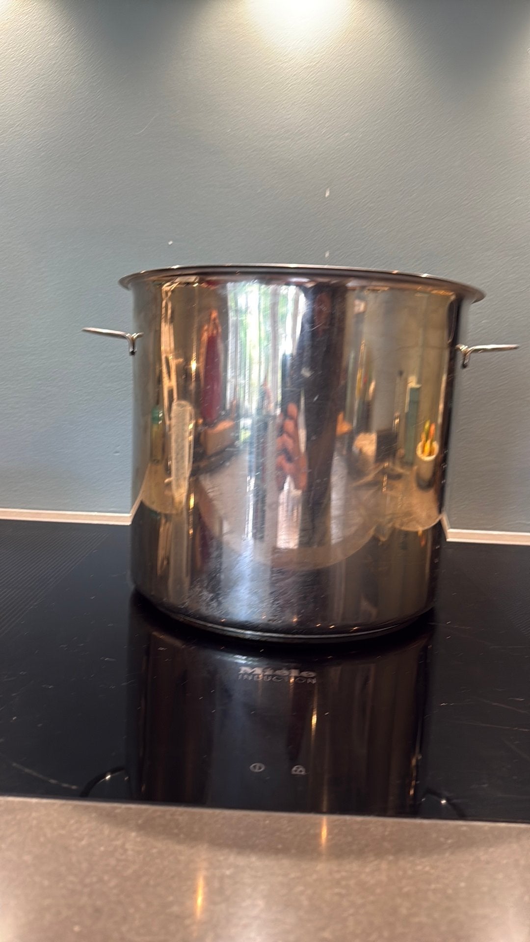 Soeppan met deksel 14 liter, Overige materialen, Gebruikt, Keramische plaat, Ophalen