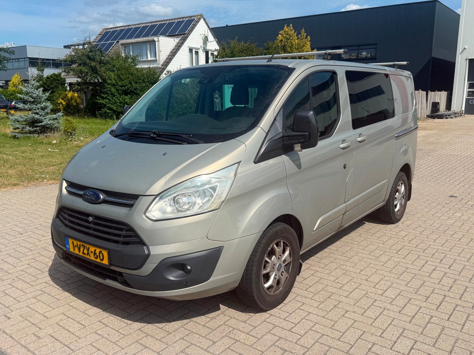 Ford Transit Custom 270 2.2 TDCI L1H1 Limited DC 2X SCHUIDEU, Auto's, Voorwielaandrijving, Euro 5, 125 pk, Gebruikt