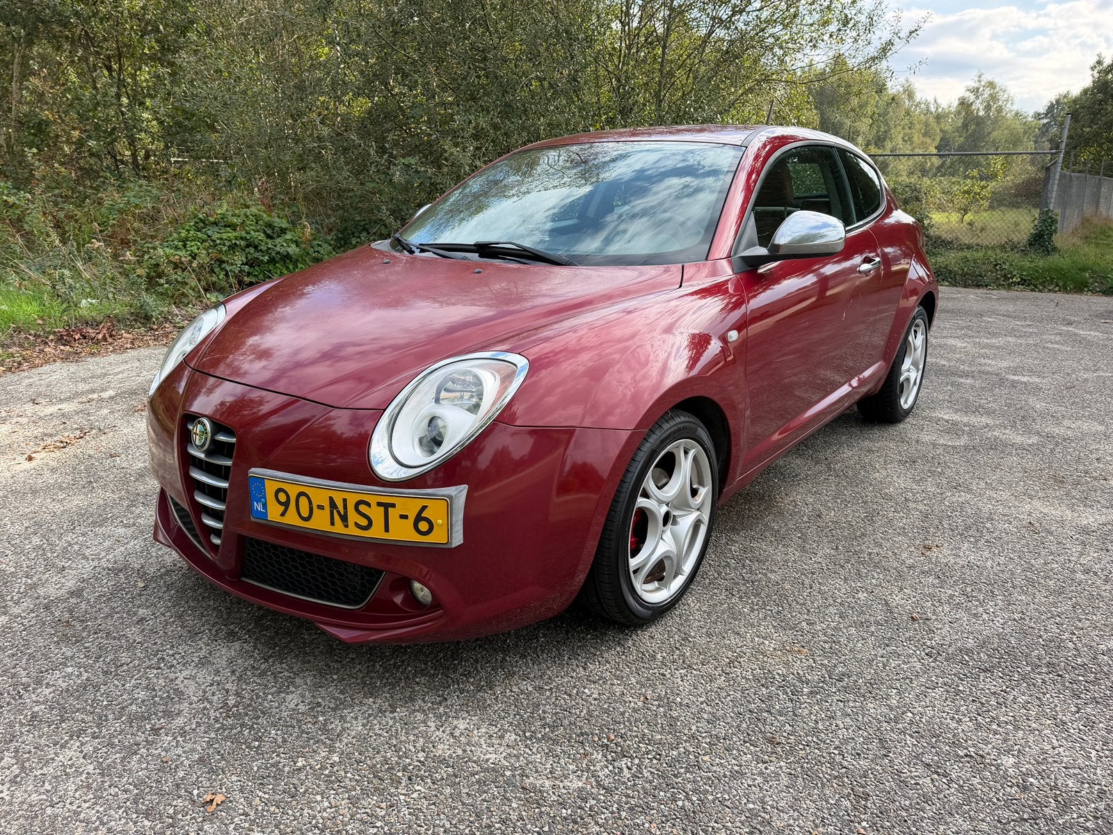 Alfa Romeo MiTo 1.4 Turbo 99KW Multi AIR 2010 Rood, Auto's, Voorwielaandrijving, 49 €/maand, Bruin, Handgeschakeld