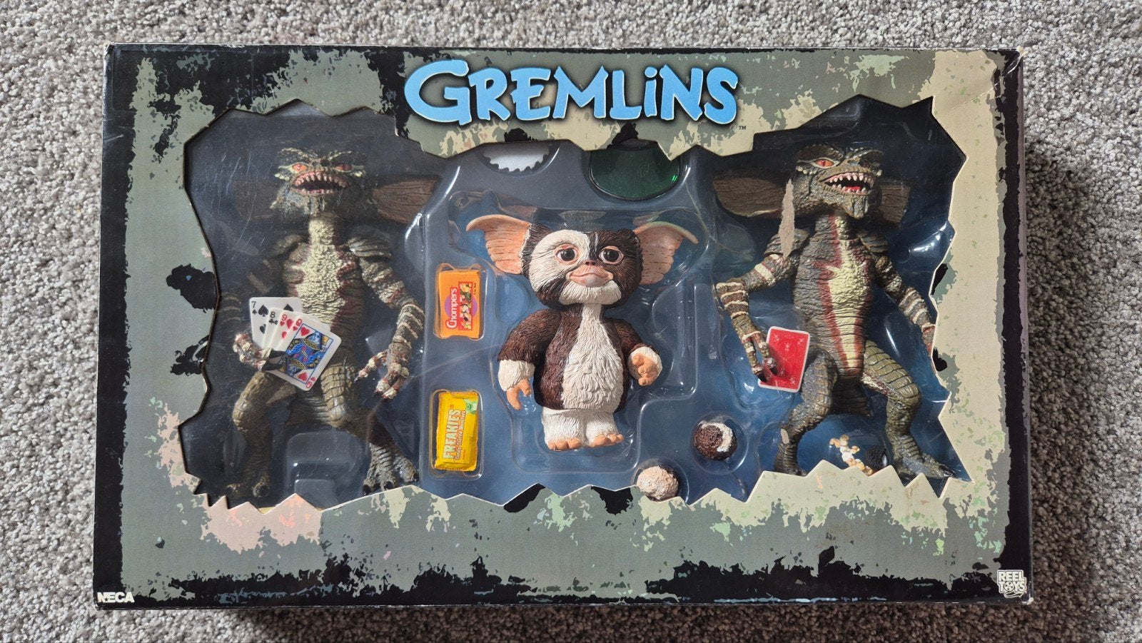 NECA Gremlins Gizmo, Poker Stripe & Movie Stripe 2008, Verzenden, Zo goed als nieuw