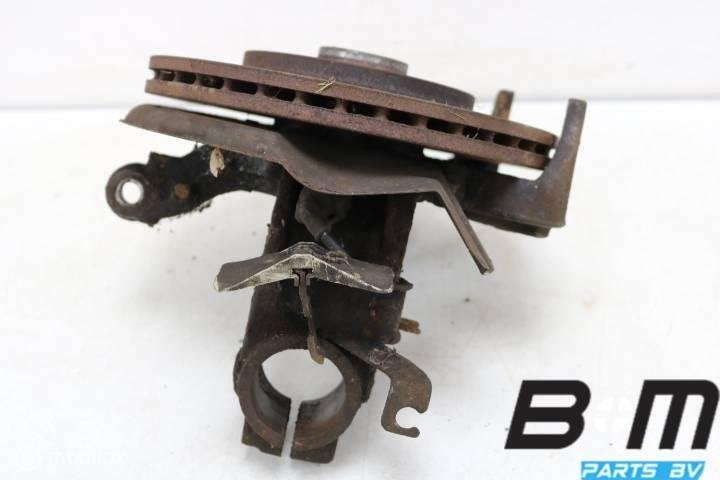 Fusee / wiellagerhuis linksvoor VW Polo 9N 6Q0407255AC, Gebruikt