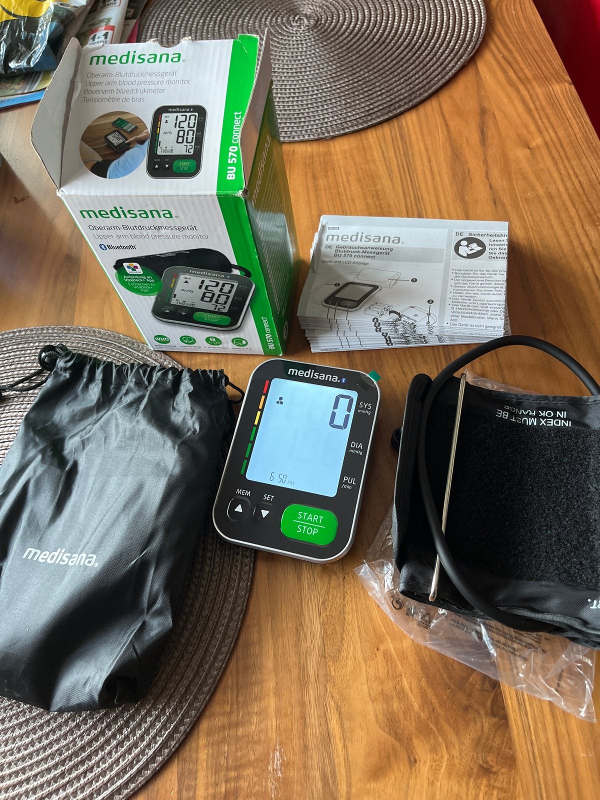 Medisana BU 570 Connect bovenarm bloeddrukmeter, Ophalen of Verzenden, Nieuw, Lichaamsverzorging