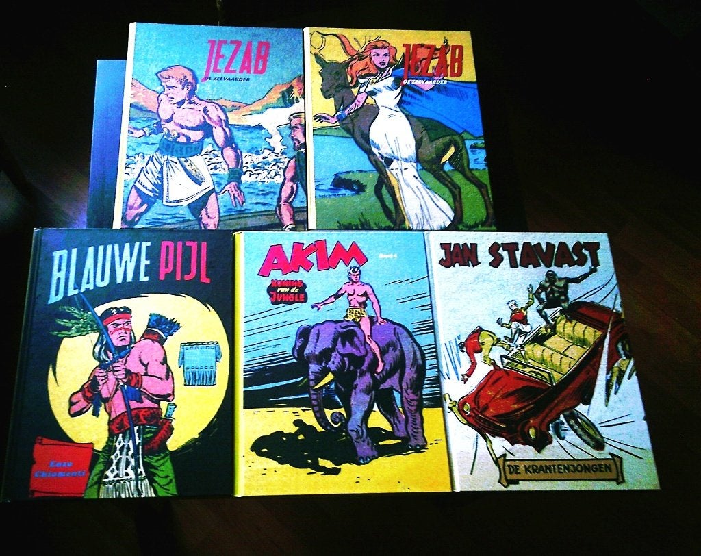 STRIPVERHALEN ALBUMS  [ HC ] ,O/A ,AKIM /JEZAB/JAN STAVAST., Eén stripboek, Ophalen of Verzenden, Zo goed als nieuw, Diversen