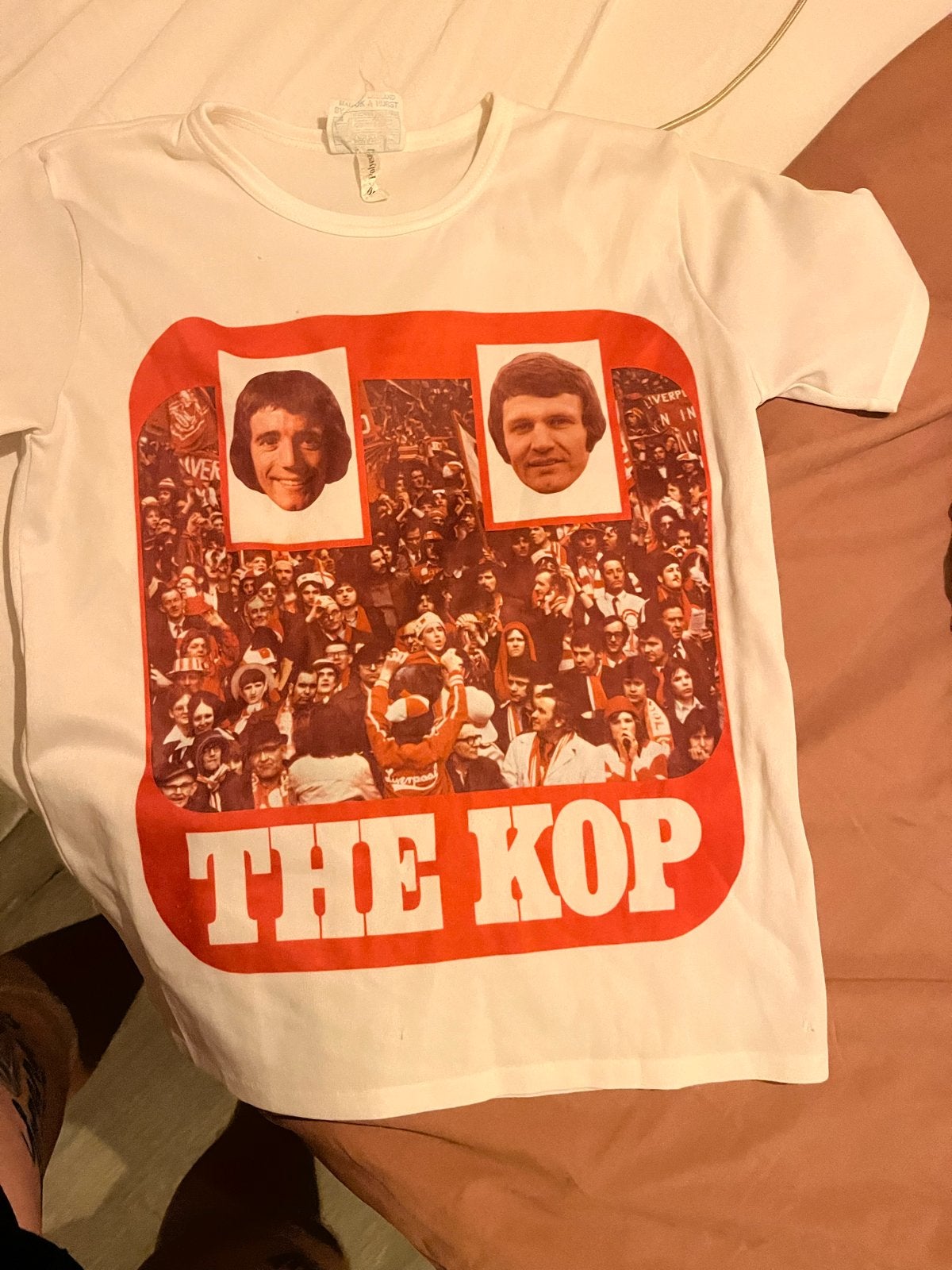 Vintage Liverpool FC T-shirt Keegan & Toshack 'The Kop', Kinderen en Baby's, Kinderkleding | Overige, Ophalen of Verzenden, Gebruikt