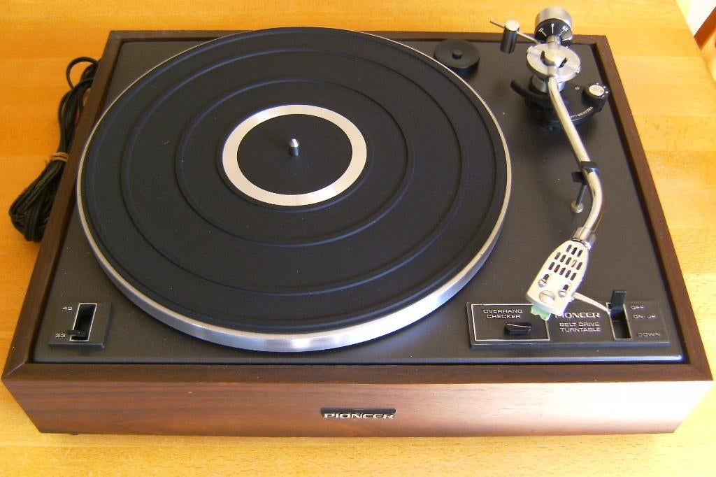 Pioneer PL-12D platenspeler met Shure M75-6s element, Audio, Tv en Foto, Platenspelers, Ophalen of Verzenden, Gebruikt, Platenspeler