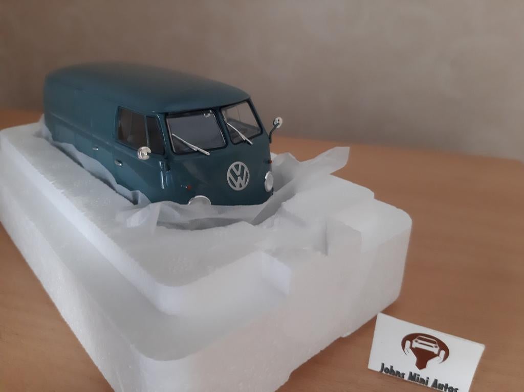 Volkswagen T1b Kastenwagen Blauw van Schuco 1:32, Hobby en Vrije tijd, Schuco, Auto, Nieuw, Ophalen of Verzenden