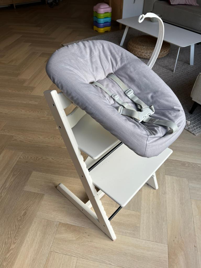 Stokke newborn set met speelboog, Kinderen en Baby's, Kinderstoelen, Ophalen, Zo goed als nieuw, Overige typen