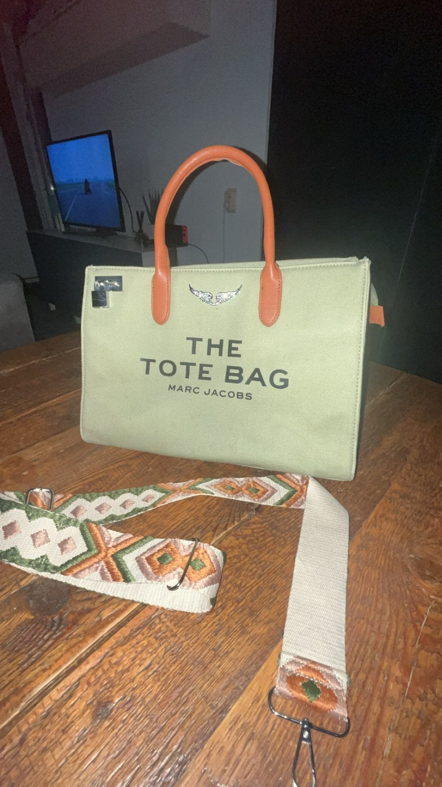 Na maak tas van marc jacobs, Ophalen of Verzenden, Zo goed als nieuw, Groen, Handtas