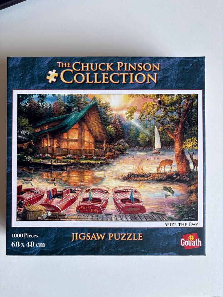 Chuck Pinson Jigsaw Puzzle 1000 Stukjes - Seize the Day, Ophalen of Verzenden, 500 t/m 1500 stukjes, Nieuw, Legpuzzel