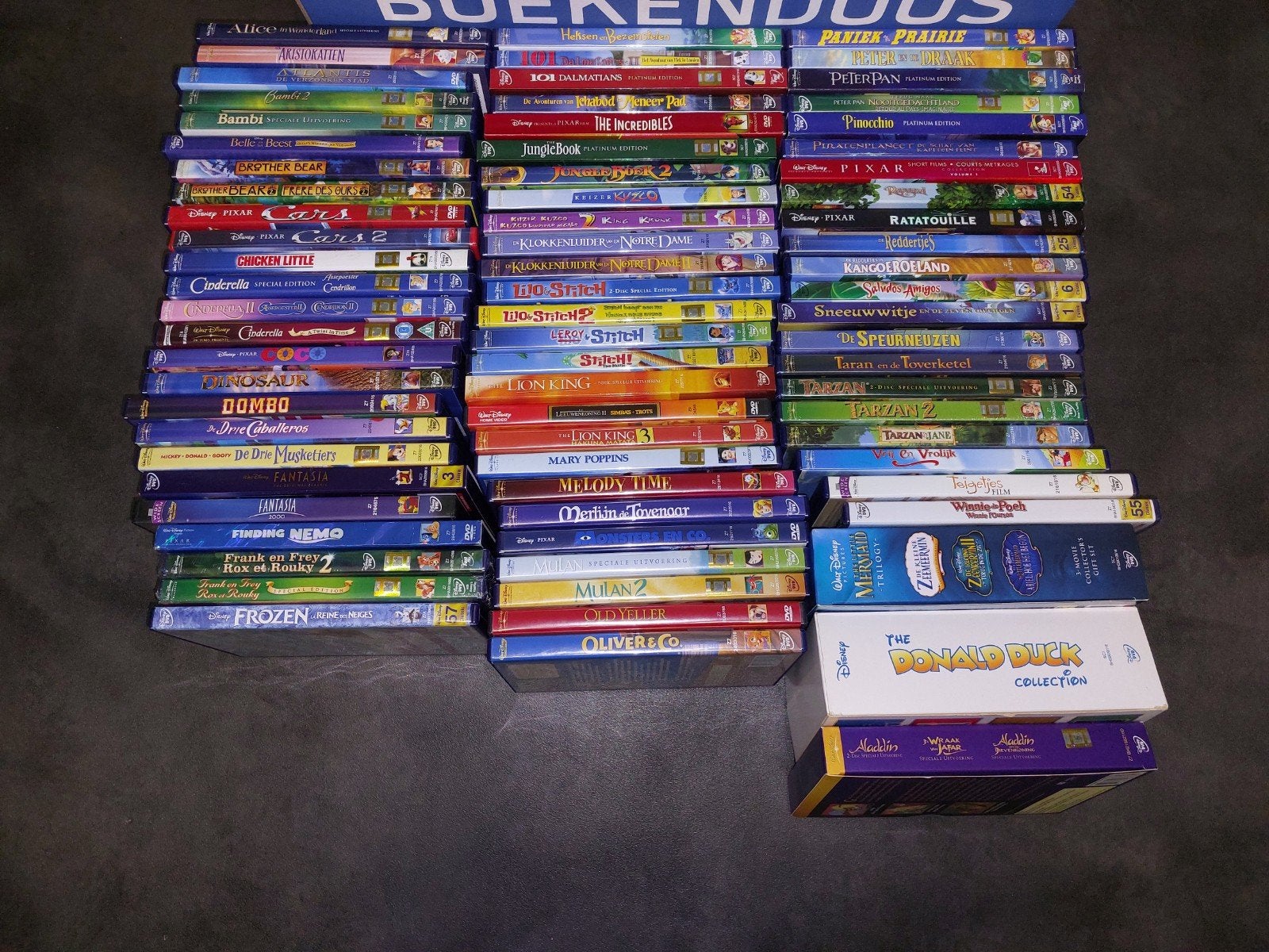 disney dvd's ( ongeveer 80 stuks ), Ophalen, Tekenfilm, Alle leeftijden, Overige soorten