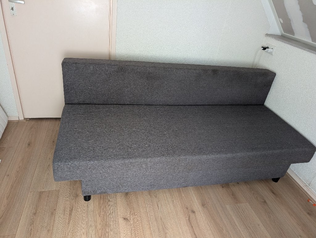 IKEA ASARUM slaapbank + Meradiso matras 140x200, Huis en Inrichting, Slaapkamer | Slaapbanken, Ophalen, Tweepersoons, 140 cm, Zo goed als nieuw