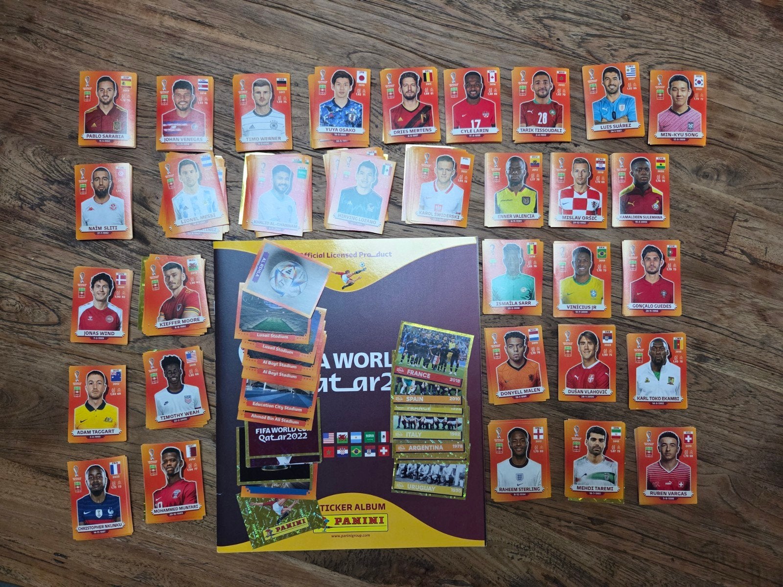 Panini FIFA World Cup Qatar 2022 complete set + album, Ophalen of Verzenden, Zo goed als nieuw, Overige sporten, Poster, Plaatje of Sticker