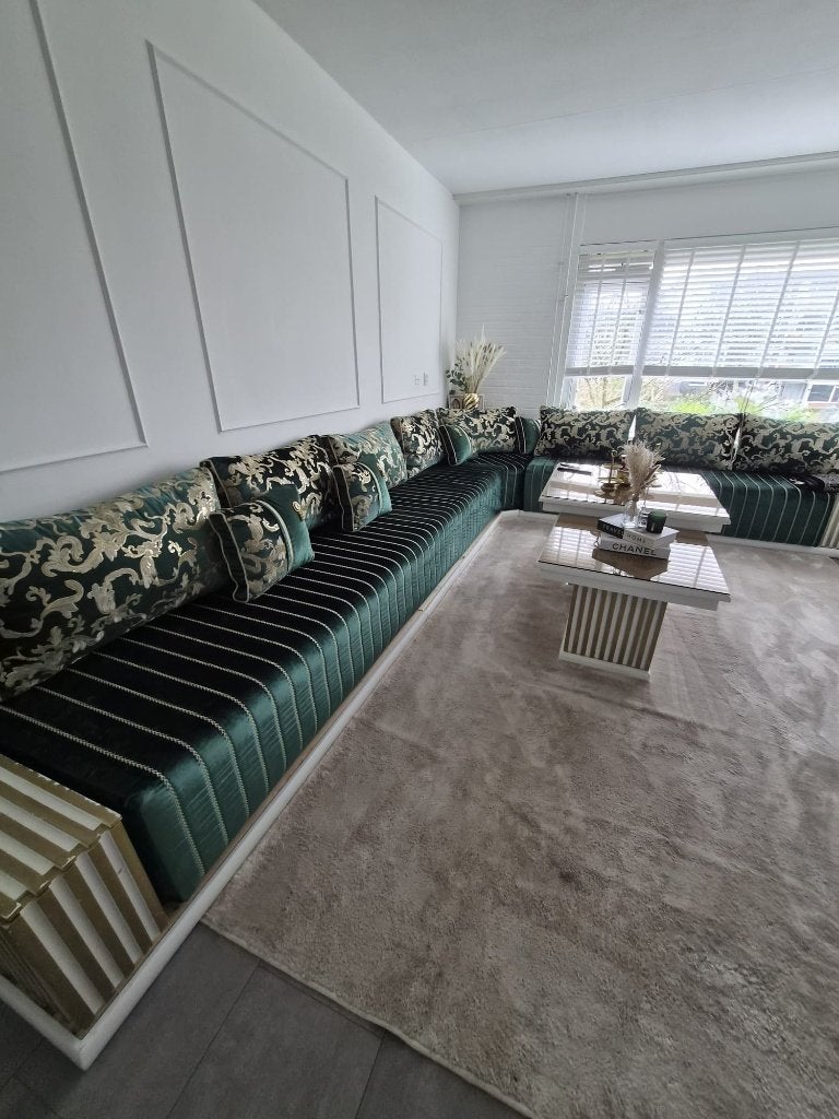 Bankstel Marokkaans, Huis en Inrichting, Ophalen, Marokkaans, Hoekbank, 75 tot 100 cm