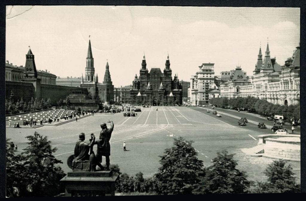 Rusland : Moskou - Het Rode Plein, Verzamelen, Verzenden, 1960 tot 1980, Gelopen, Overig Europa