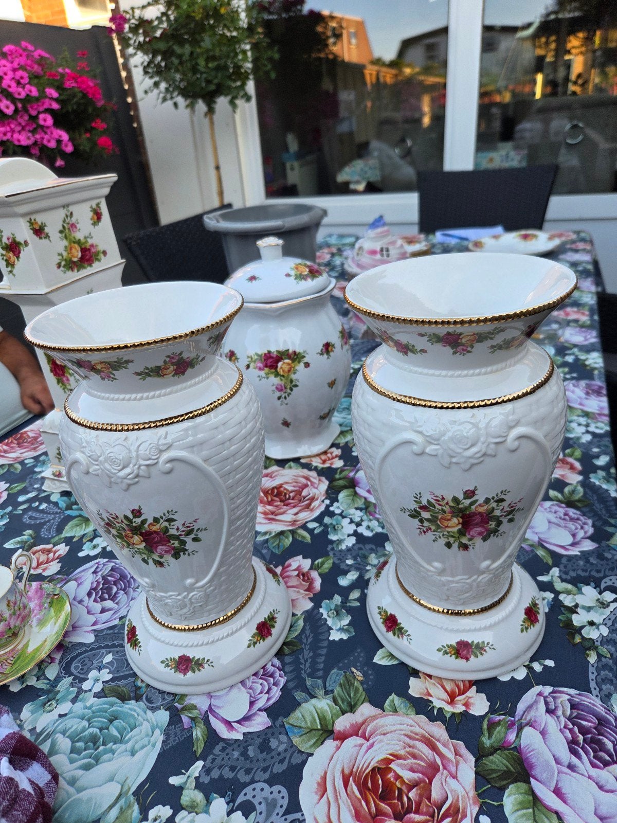 Royal Albert Old Country Roses Collectie - 45 Delen, Antiek en Kunst, Antiek | Servies compleet, Ophalen