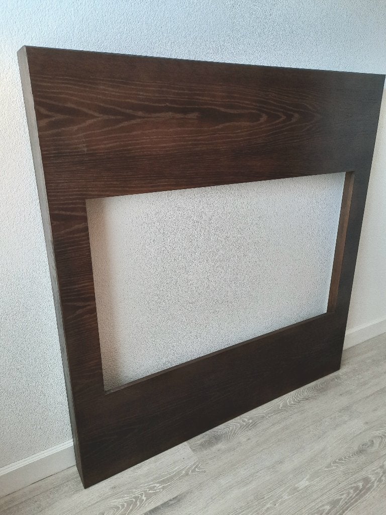 TV Televisie inbouw wand Nieuw, Ophalen, 100 tot 150 cm, Eikenhout, Nieuw
