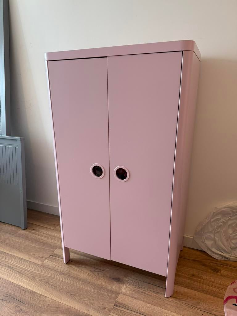 Ikea Busunge kledingkast roze 80x139, Ophalen, 50 tot 70 cm, 105 cm of meer, 100 cm of meer