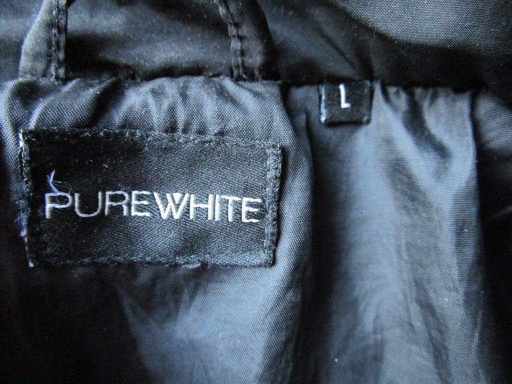 Nr.96: Mooie Winterjas Jas Jack van PureWhite maat L, Maat 52/54 (L), Zwart, Ophalen of Verzenden, Zo goed als nieuw