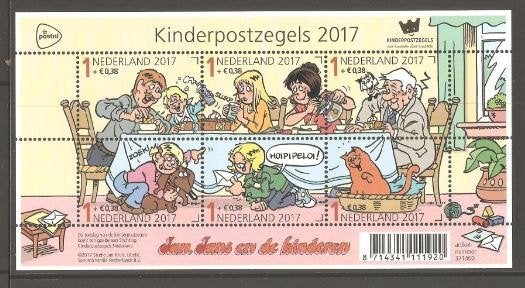 2017 Vel Kinderpostzegels, Ophalen of Verzenden, Postfris