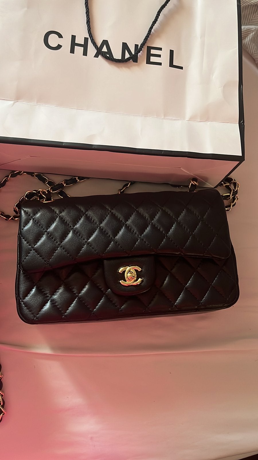 Classic flap bag | Double flap bag | Chique tas | Bag | Tas, Ophalen, Nieuw, Zwart, Overige typen