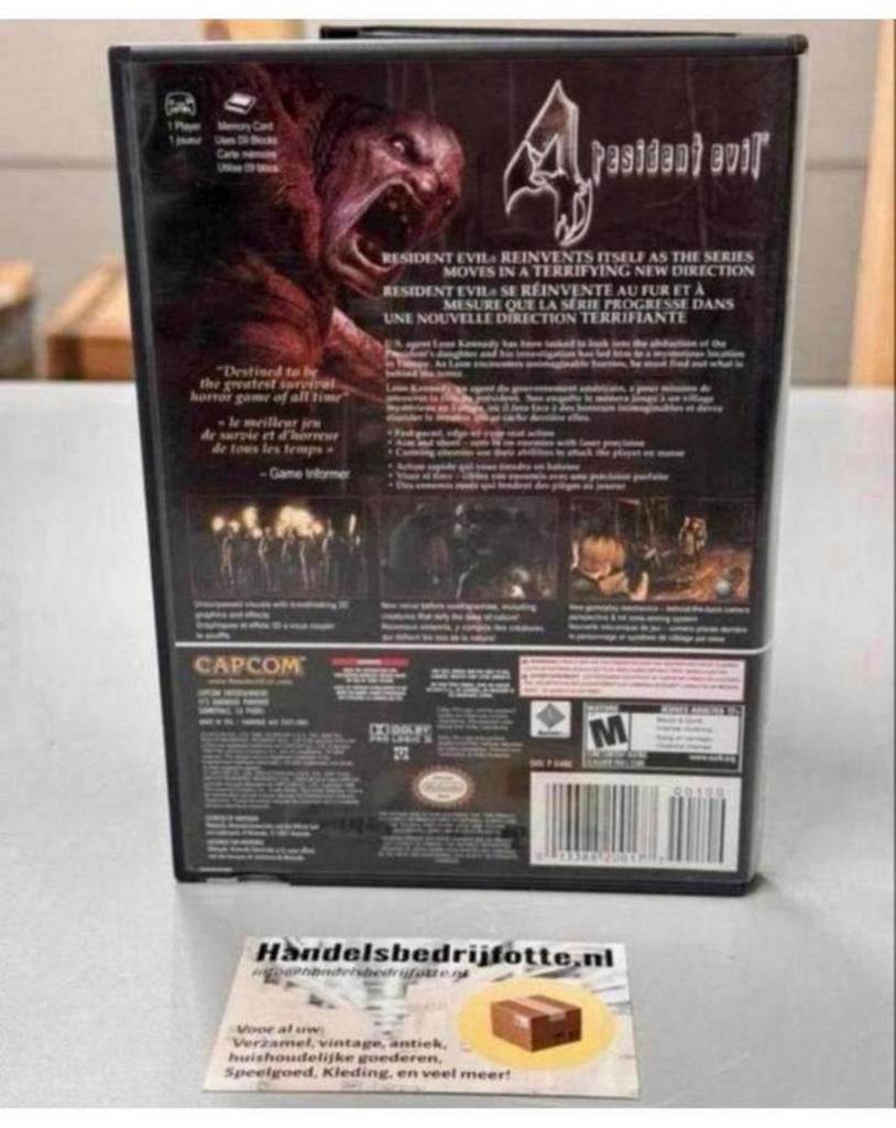 Resident Evil 4 - Nintendo GameCube - USA Import Compleet, Spelcomputers en Games, Games | Nintendo GameCube, Avontuur en Actie
