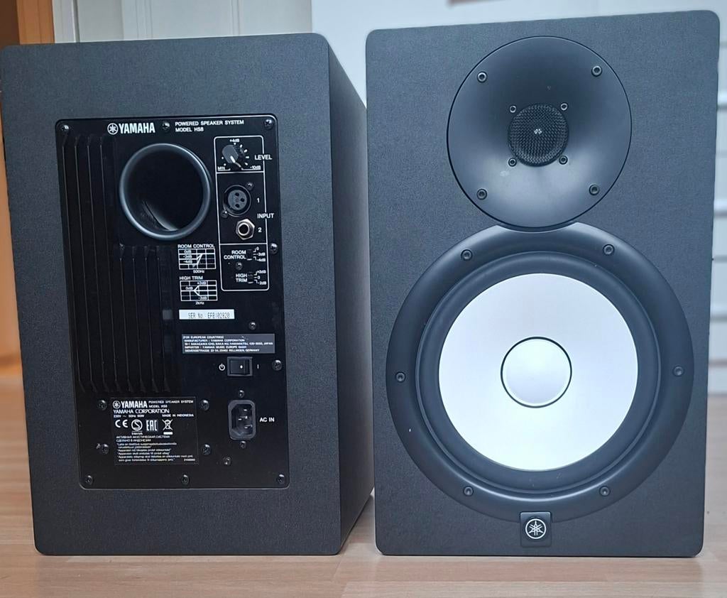 Yamaha HS8 2 stuks zgan, Audio, Tv en Foto, Luidsprekers, Overige merken, Ophalen of Verzenden, Zo goed als nieuw, 120 watt of meer