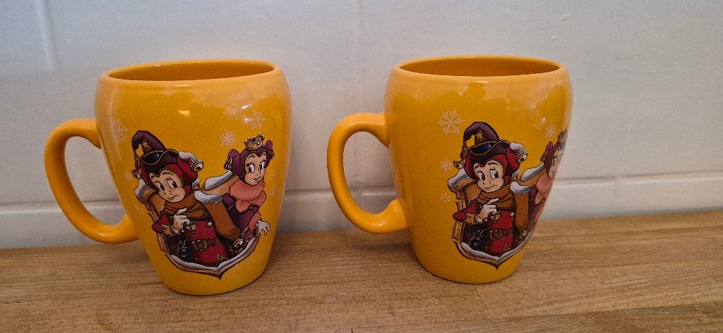 2 efteling chocomel mokken met pardoes en pardijn nieuw ., Ophalen of Verzenden, Nieuw, Gebruiksvoorwerp
