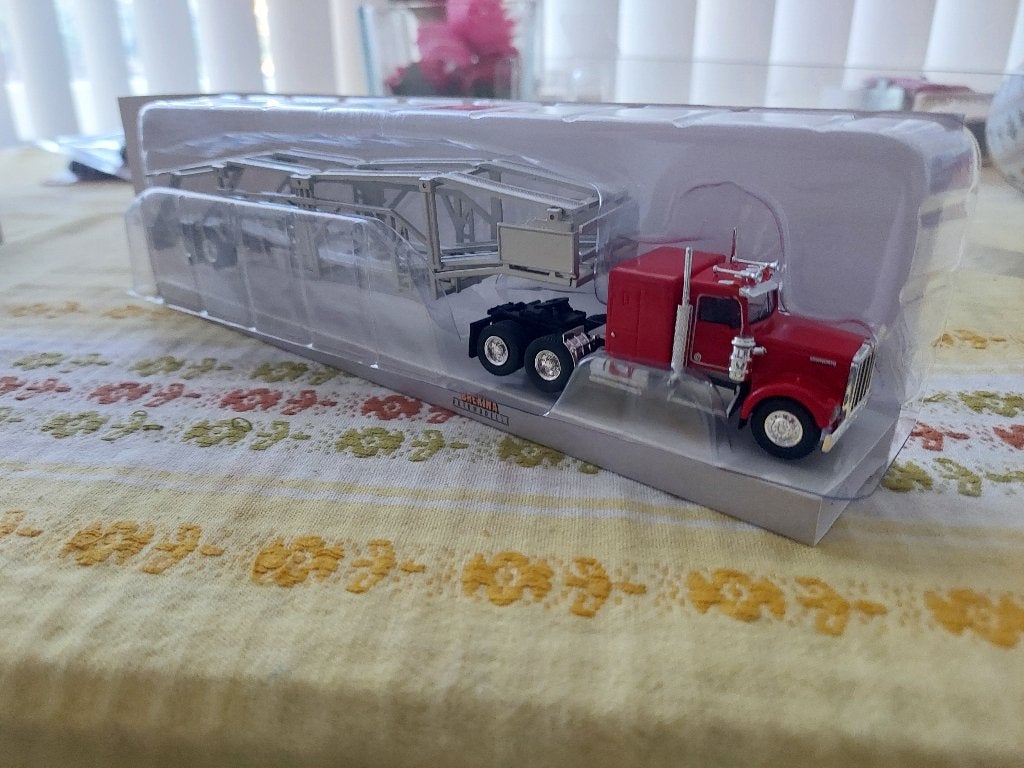 968 brekina 86262 kenworth w 900 auto transporter 1:87 truc, Ophalen of Verzenden, Nieuw, Bus of Vrachtwagen, Brekina