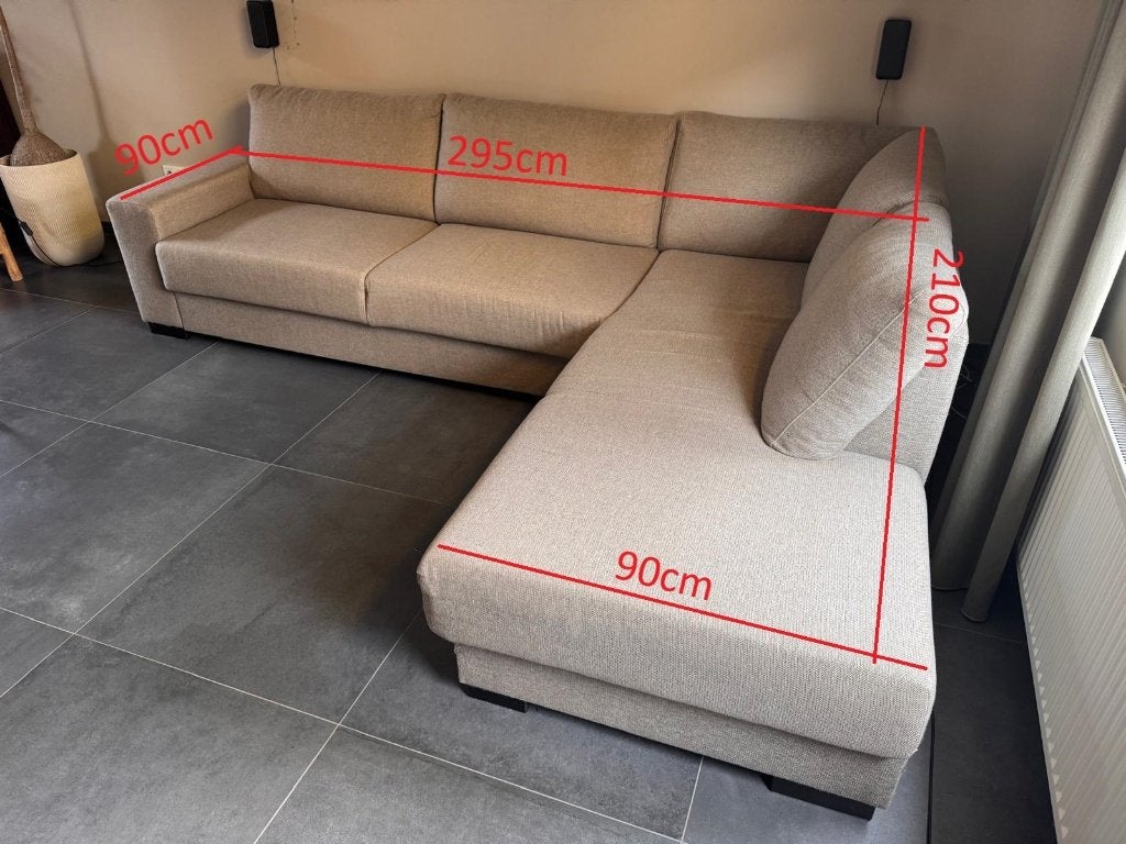 Zitbank woonkamer, Ophalen, 250 tot 300 cm, Gebruikt, Hoekbank