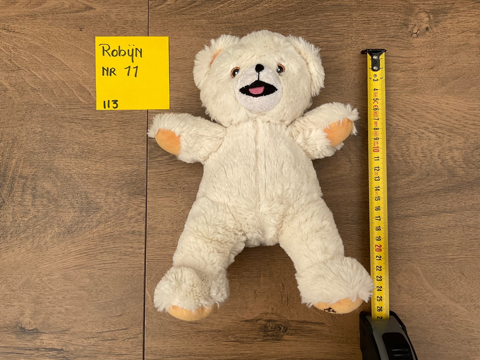 Nieuwe zgan beertje Robijn beer of teddybeer Robijntje, Verzamelen, Beren en Cherished Teddies, Ophalen, Nieuw, Stoffen beer, Overige merken