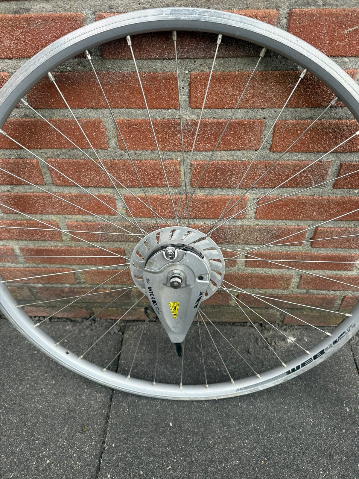 Compleet Voorwiel 28” Rollerbrake Rem., Ophalen of Verzenden, Zo goed als nieuw, Wiel