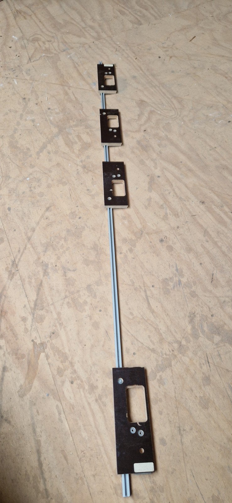 Deurkozijnmal 89x89 mm Links met 24mm ring en 18mm beitel, Ophalen, Gebruikt, Overige typen