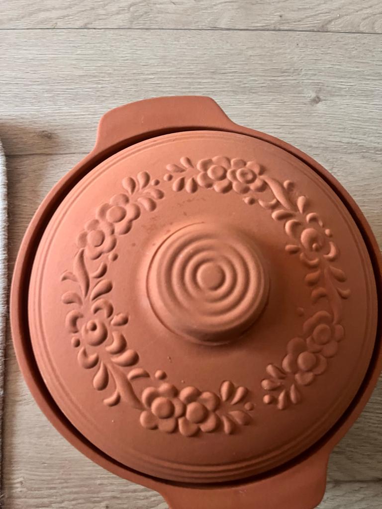 Romeinse ovenschaal rond 4 liter, Ophalen, Zo goed als nieuw, Overige materialen, Overige typen