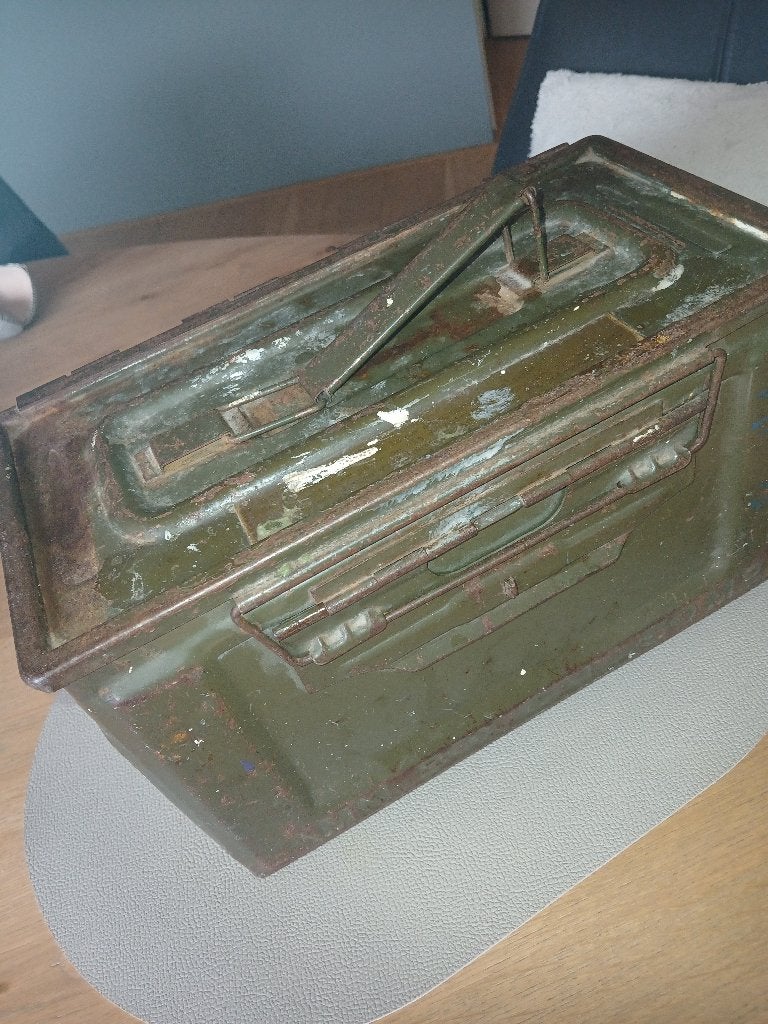 Munitie box, Ophalen, Landmacht, Nederland, Kist of Geocache