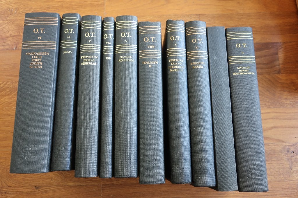 de boeken van het Oude testament vertaald uit de grondtekst, Ophalen of Verzenden, Zo goed als nieuw, Christendom | Katholiek