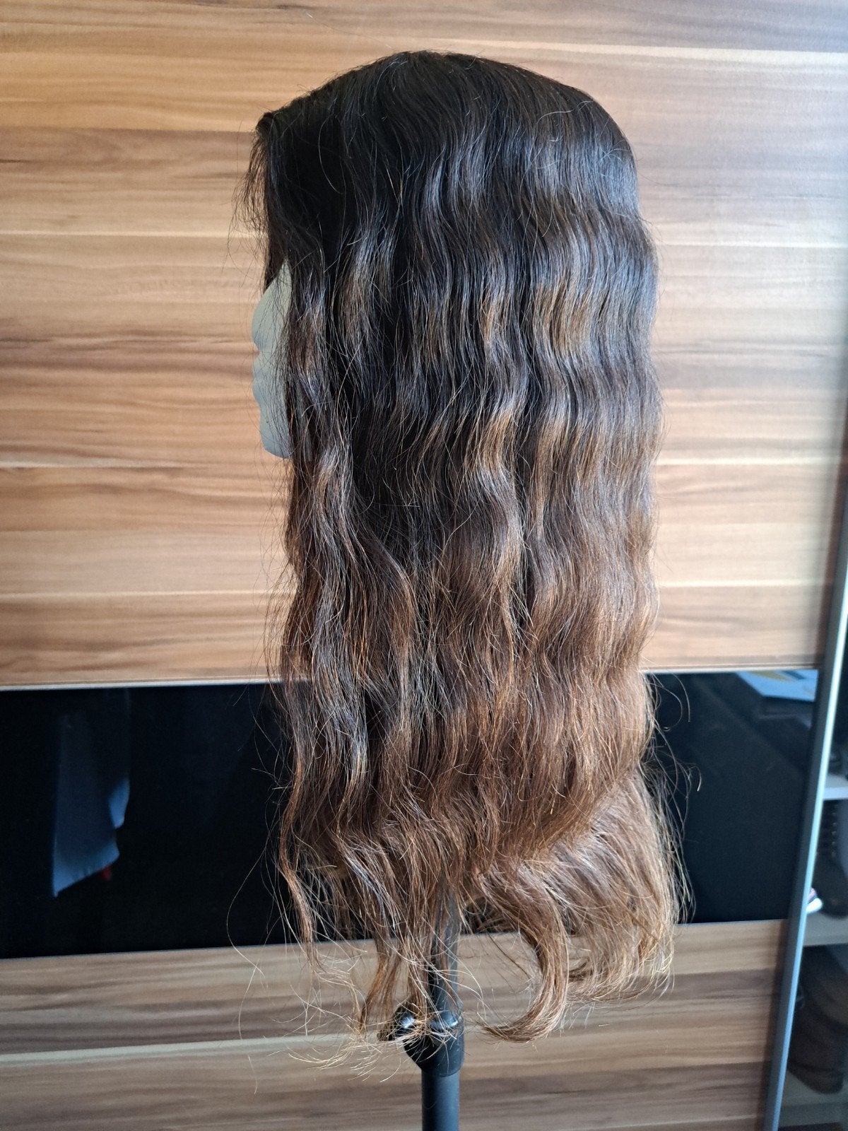 Haarwerk, topper, halve pruik, Sieraden, Tassen en Uiterlijk, Uiterlijk | Haarverzorging, Ophalen, Zo goed als nieuw, Pruik of Haarverlenging