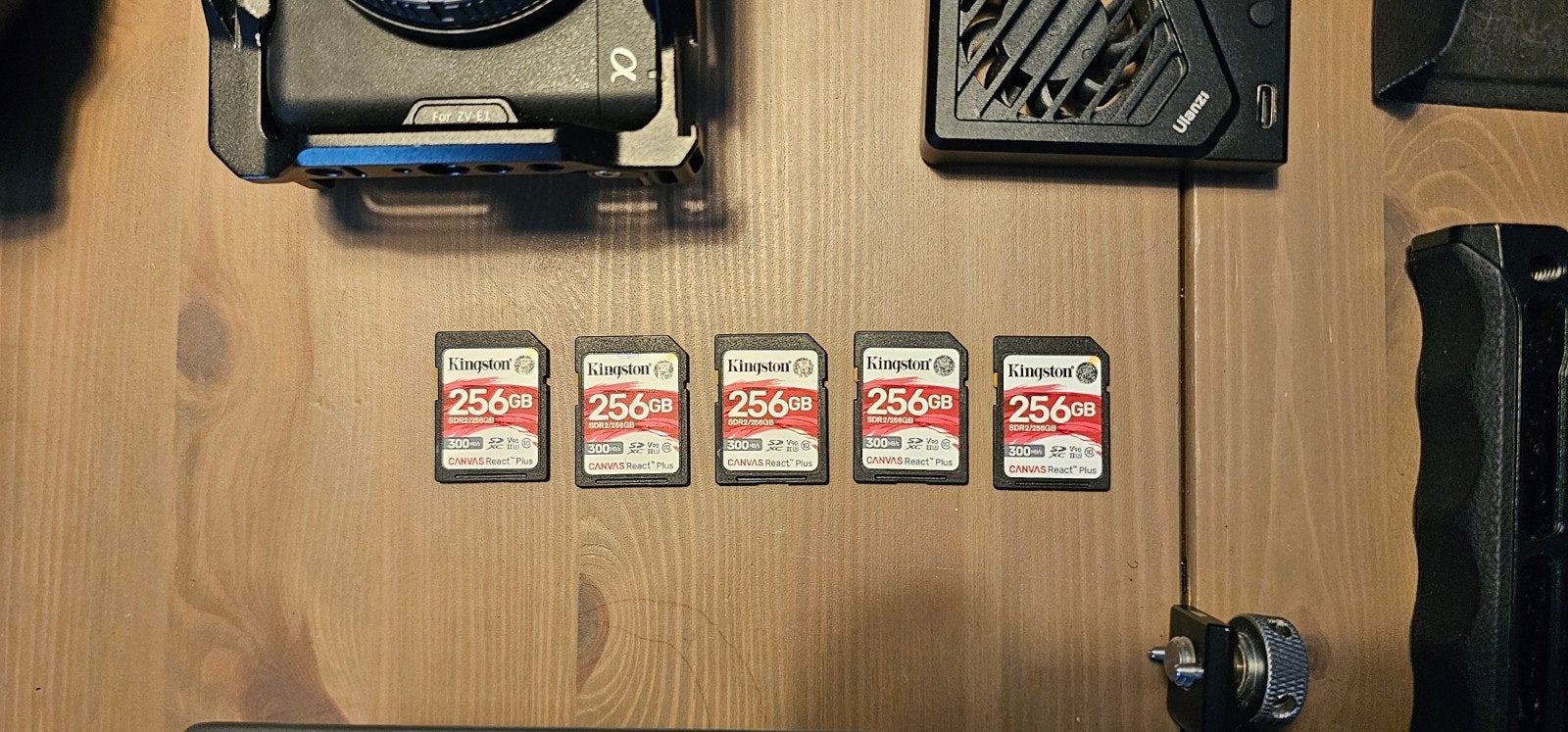 3x Kingston Canvas React Plus 256GB SDXC U3 V90 300MB/s, Kingston, SDXC, Nieuw, Ophalen of Verzenden