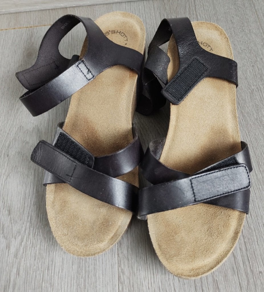 CA'SHOTT Copenhagen Sleehak sandalen maat 37, Kleding | Dames, Schoenen, Zo goed als nieuw, Sandalen of Muiltjes, Zwart, Ophalen of Verzenden
