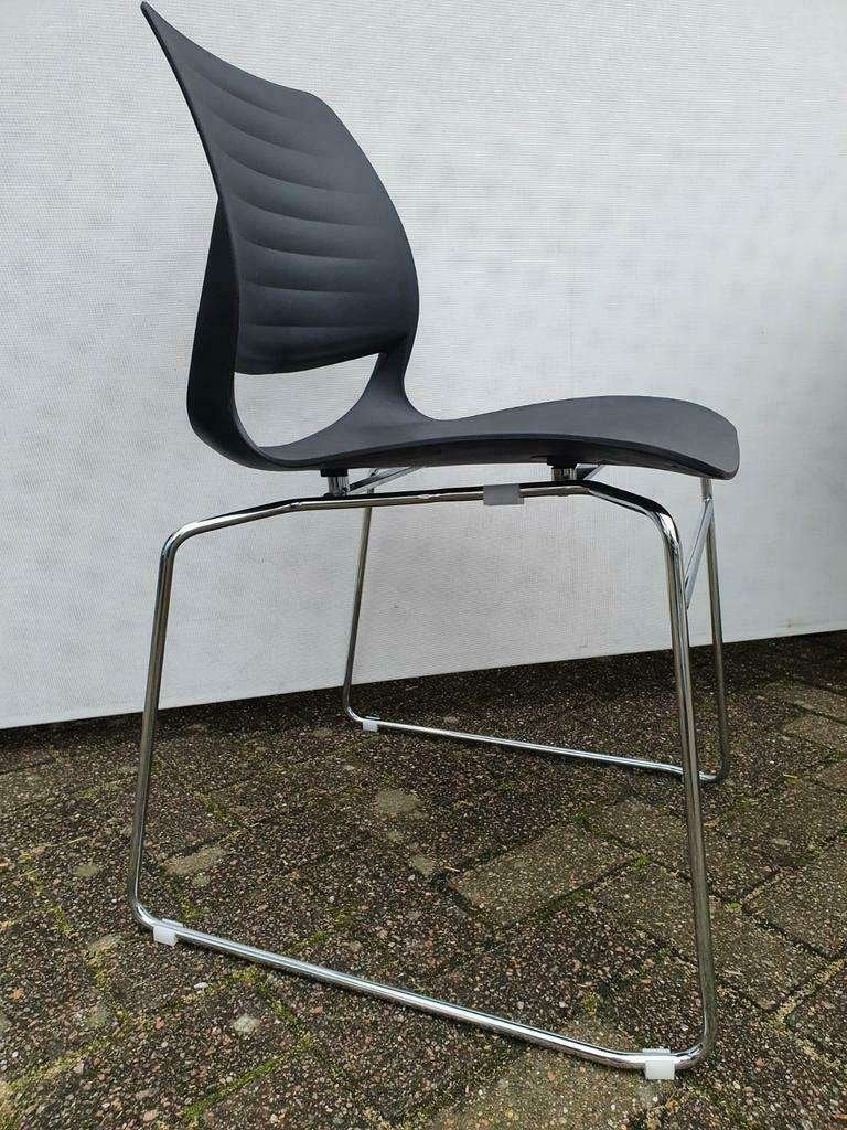 Nieuwe design vergaderstoel kantinestoel wit of zwart, VST, Wit, Nieuw, Ophalen of Verzenden
