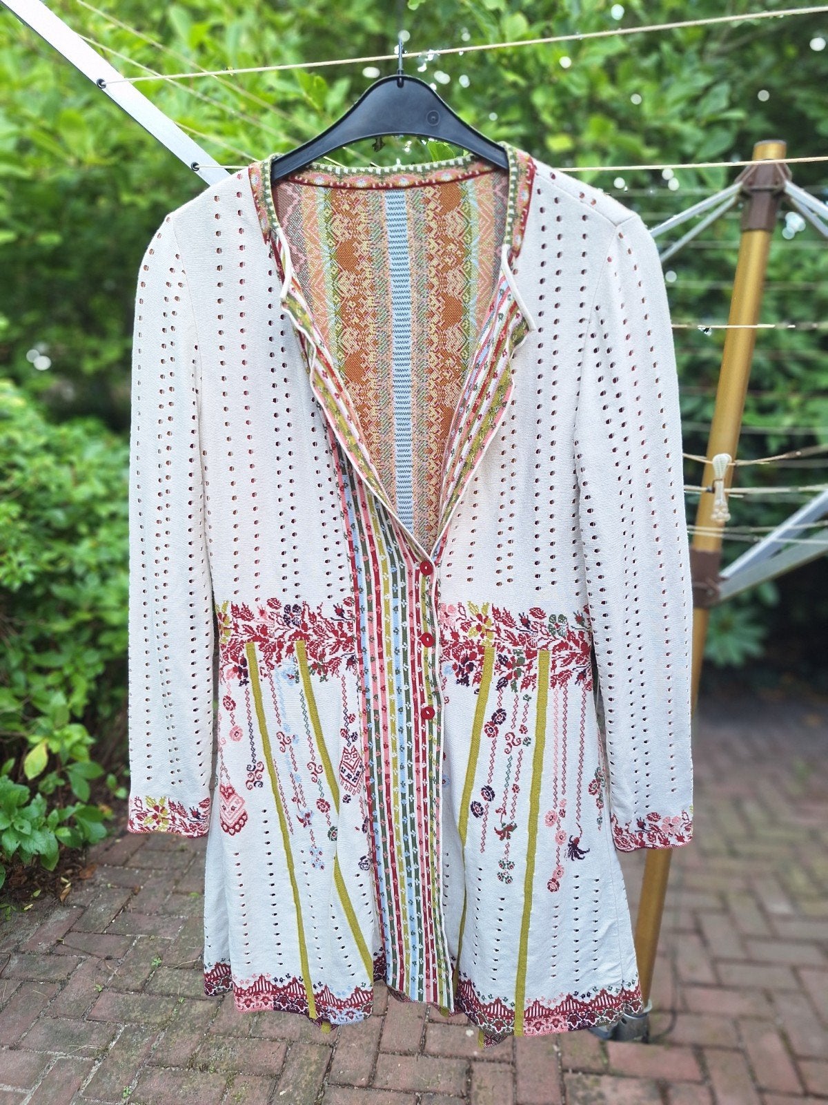 Ivko vest wit/roze mt L, Ophalen of Verzenden, Gedragen, Wit