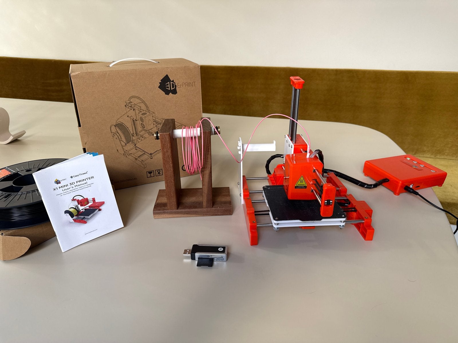 EasyThreed X1 Mini 3D Printer - Compact en Gebruiksvriendeli, Ophalen, Zo goed als nieuw, Filament