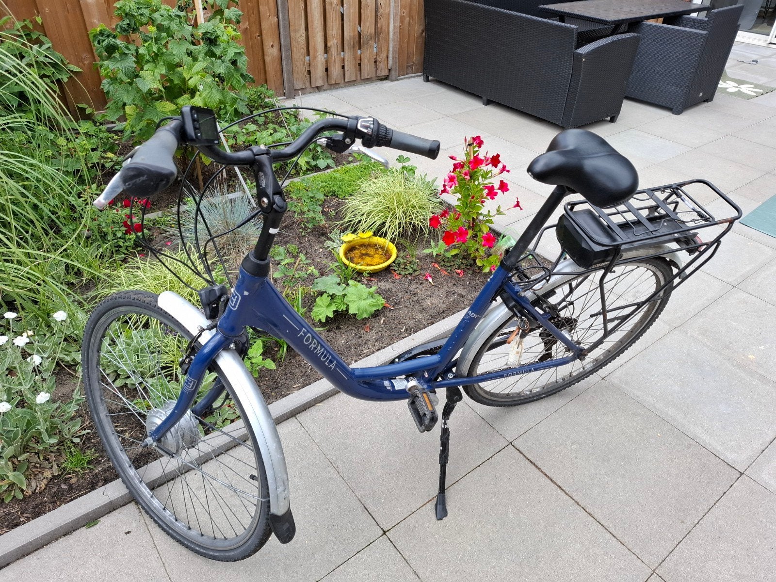 Formula elektrische fiets - Blauw zonder baterij, Gebruikt, 51 tot 55 cm, 30 tot 50 km per accu, Ophalen