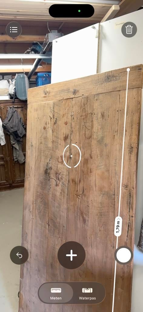 Oerdegelijke houten tafel 180x90 - Sterk en Stoer, Huis en Inrichting, Tafels | Eettafels, Ophalen, Gebruikt, 50 tot 100 cm, Vijf personen of meer
