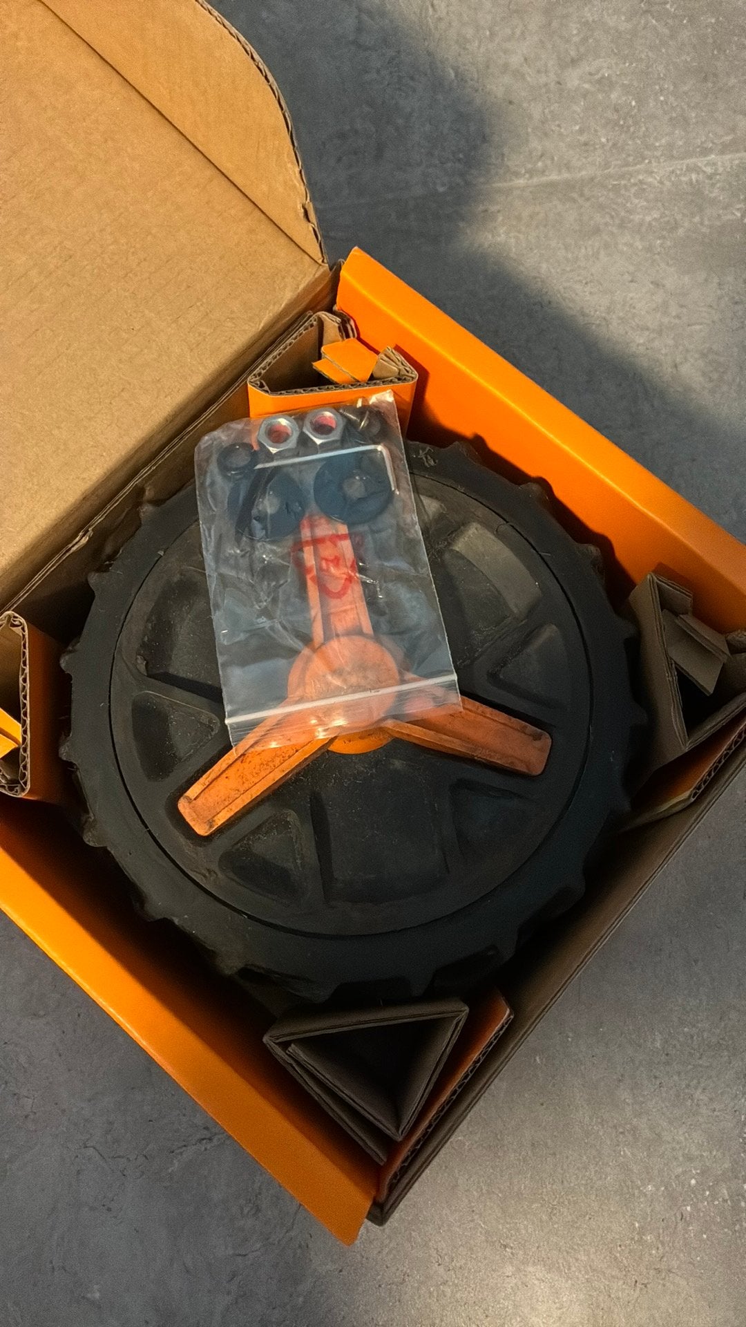Worx Landroid L wielen, Ophalen, Gebruikt