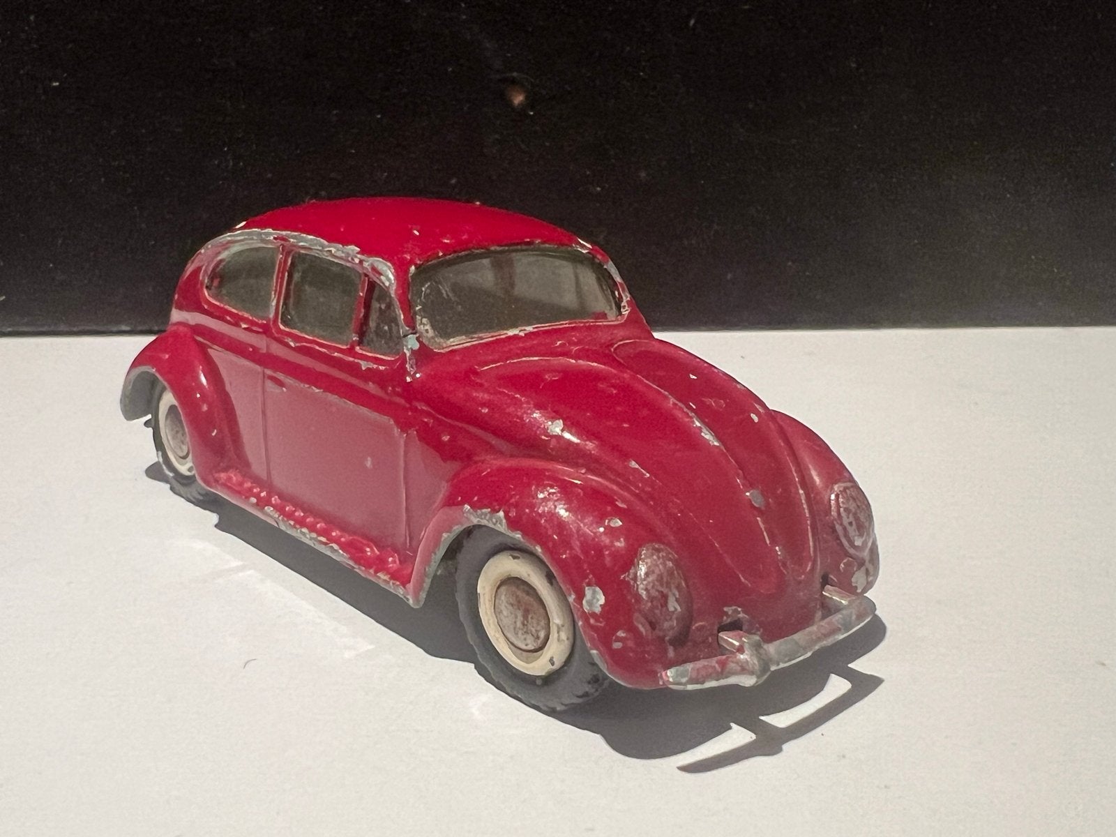 Vintage Tekno Volkswagen Kever Speelgoedauto - Rood, Ophalen of Verzenden, Gebruikt
