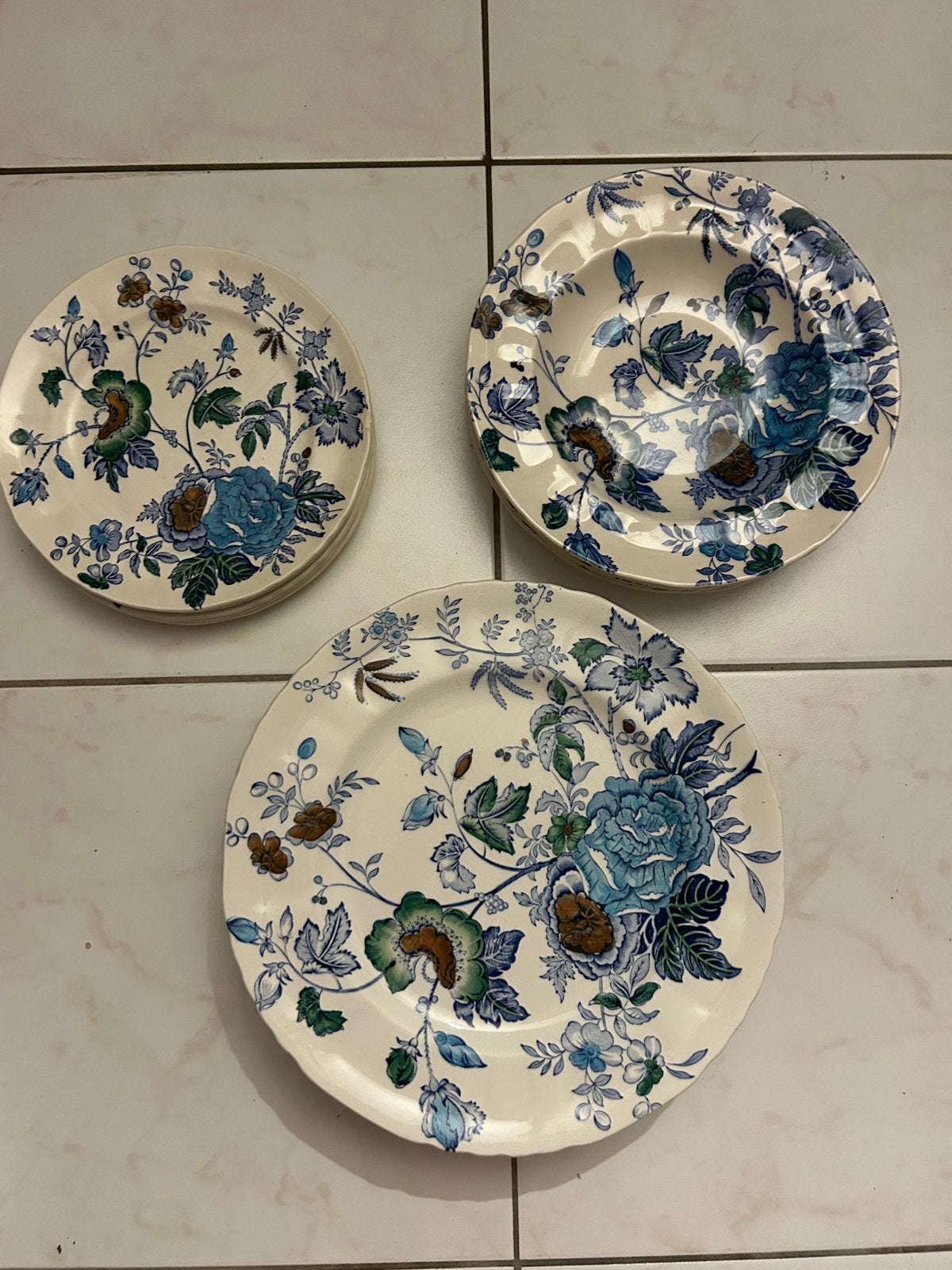 Mason's Ironstone Belvedere Servies - 16 Delen, Ophalen